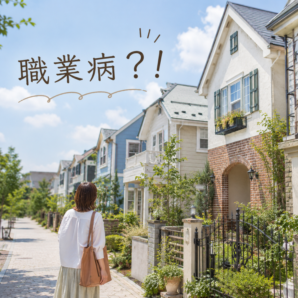 🏡住宅街を歩くと家を見てしまう職業病👀