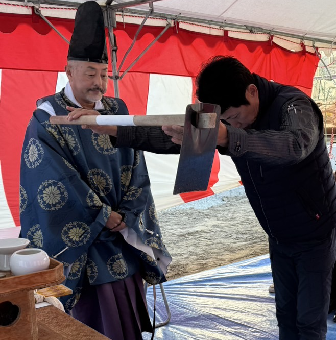 ⛩️はじまりの日、地鎮祭のおはなし