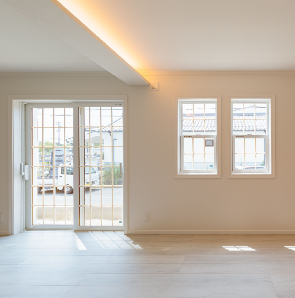 朝と夜で表情が変わるリビング☀️🌙