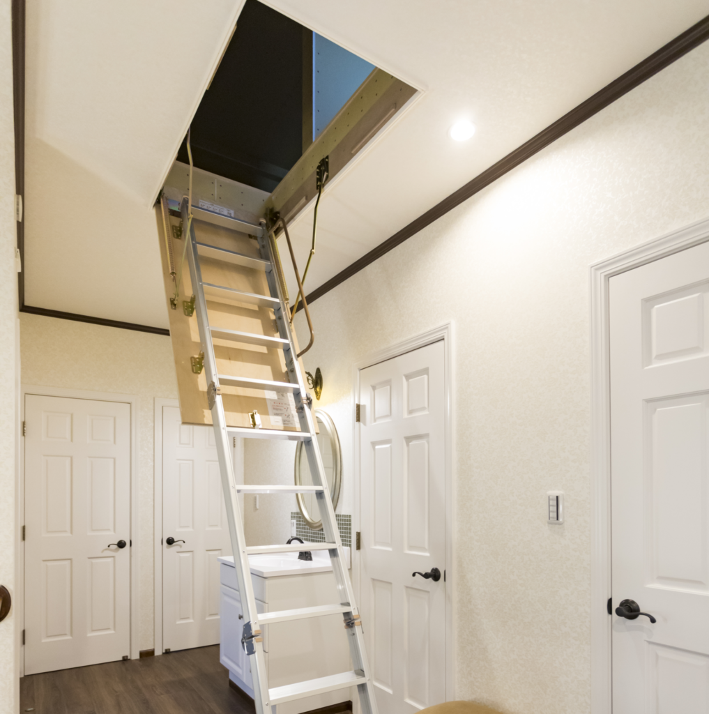 ☁️天井の上に隠し倉庫！？