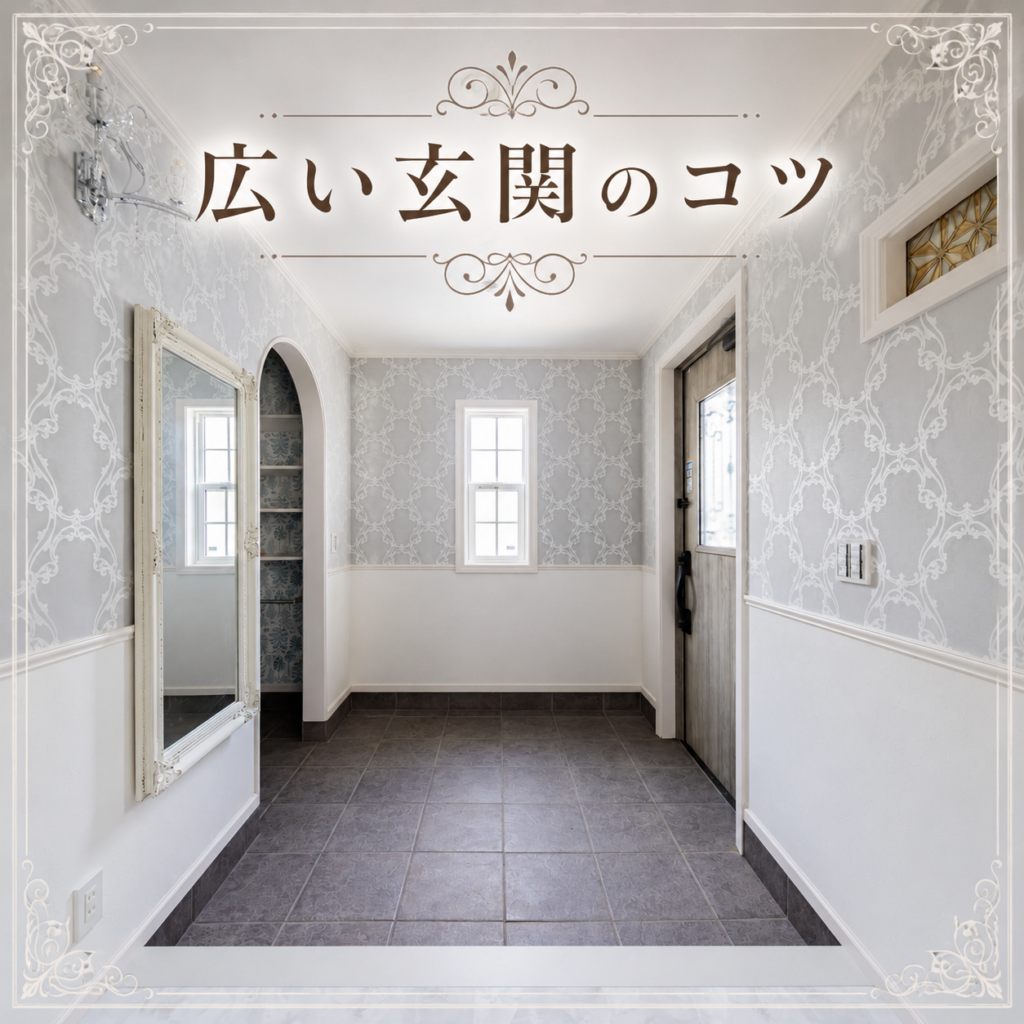 🚪玄関を広く感じさせるコツ