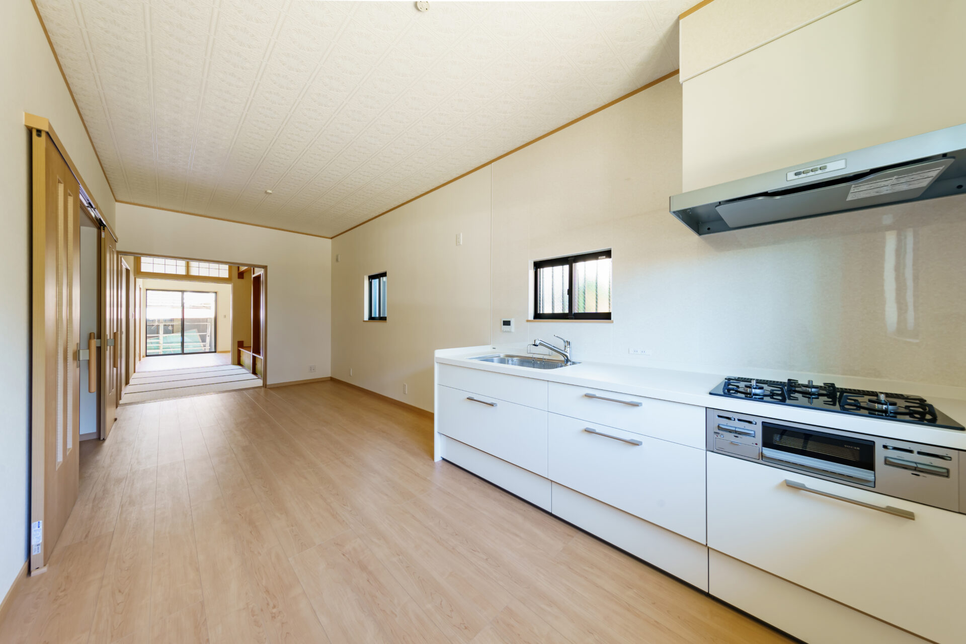 バリアフリー仕様のモダンな家