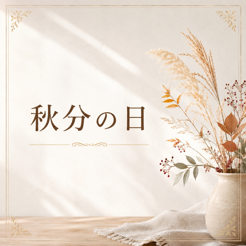 🍁明日は秋分の日🌾