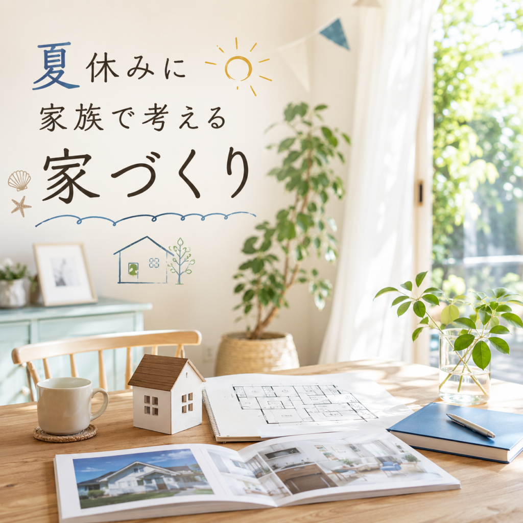 🏡夏休みに家族で考える家づくり🌻