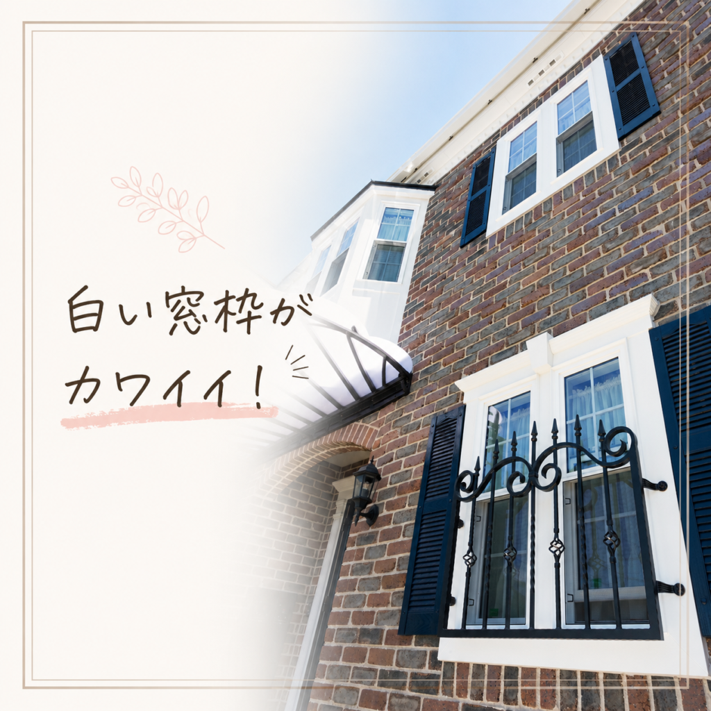 🪟白い窓枠に憧れる方が多い理由🏡