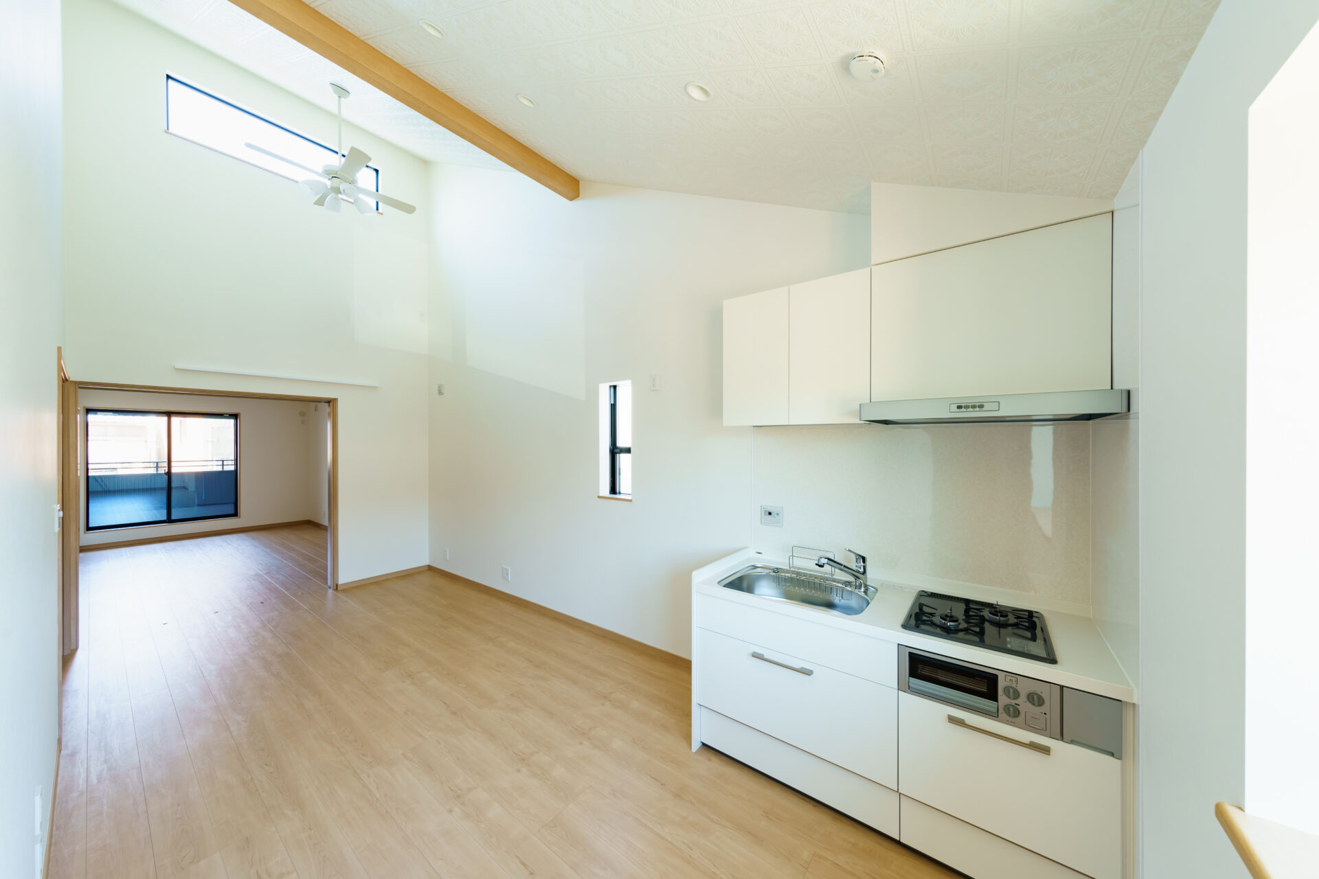 バリアフリー仕様のモダンな家