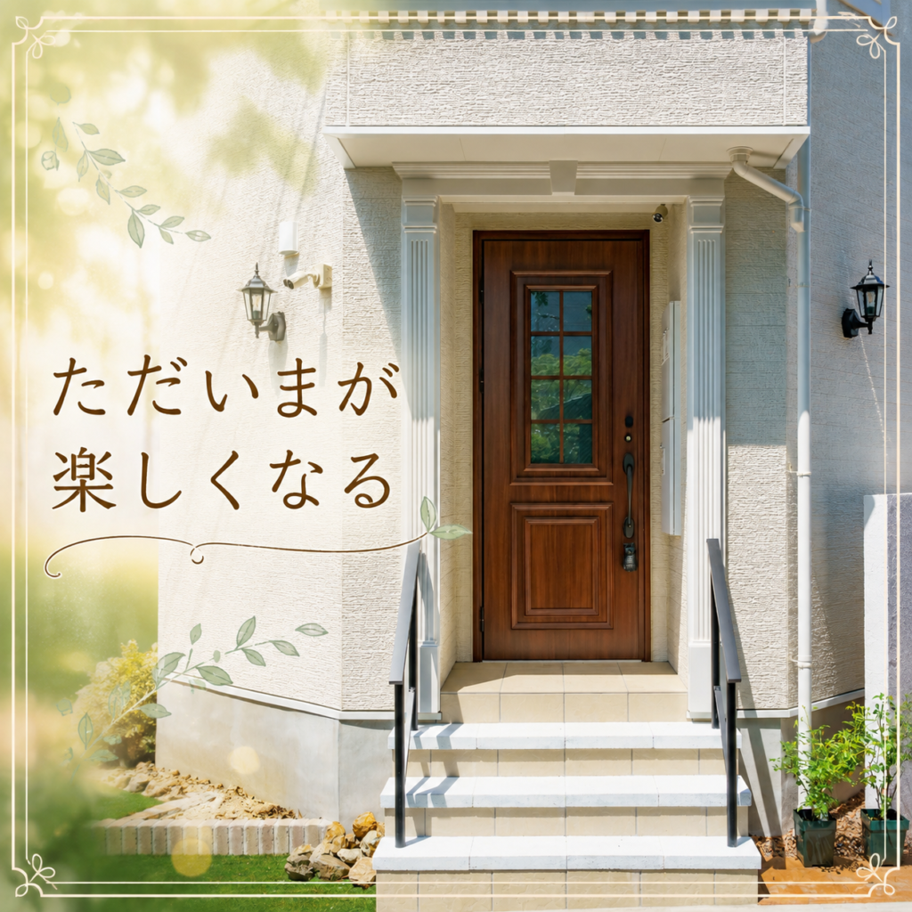 🚪「ただいま」が楽しくなる玄関