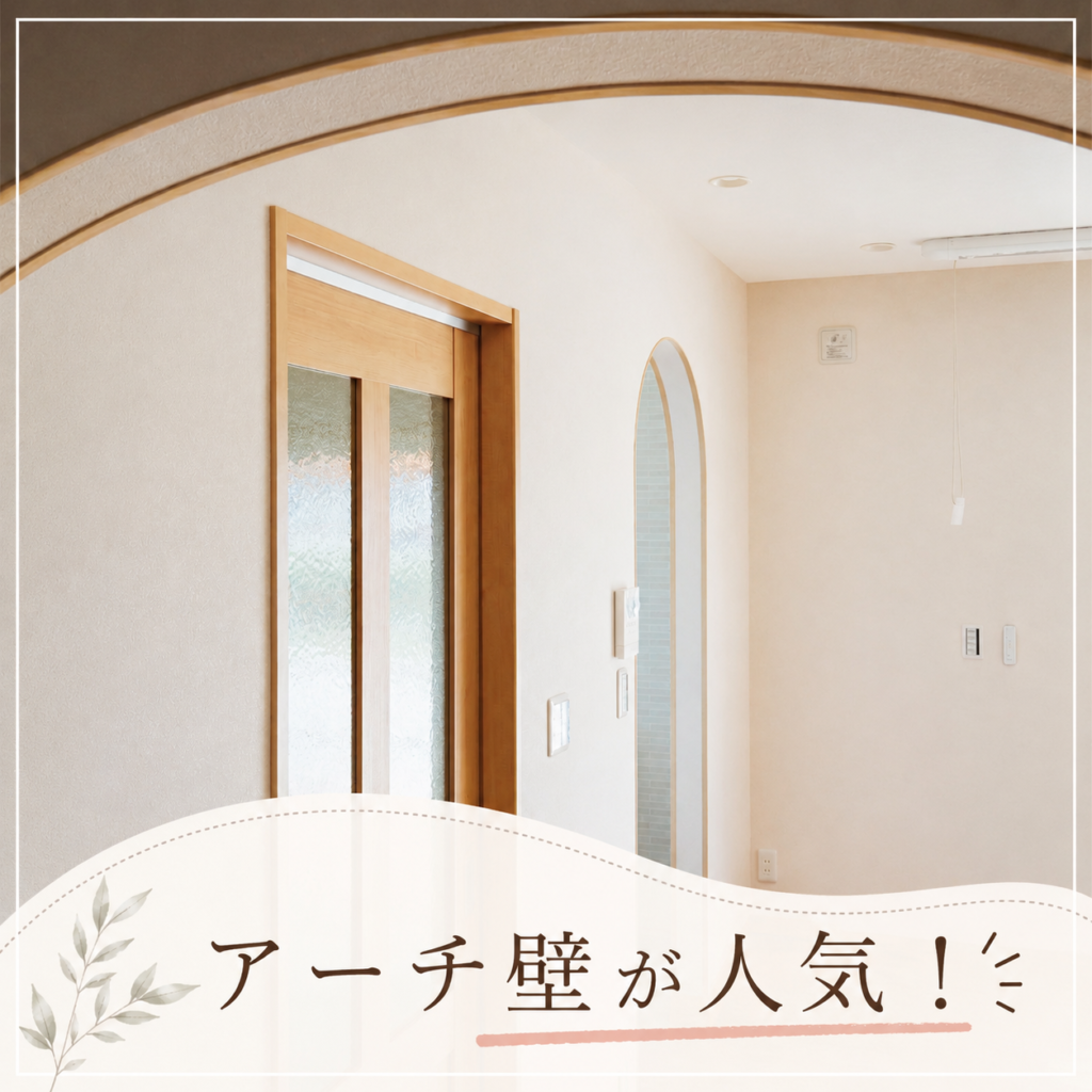 🏡アーチ壁が人気な理由