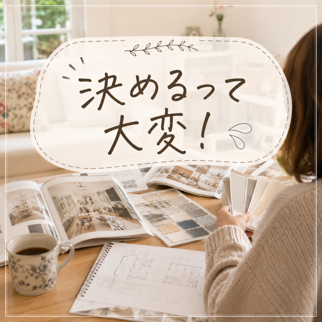 🏡家づくりで最初に決めなくていいもの